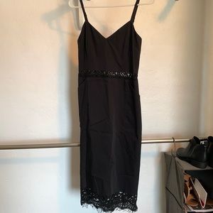 Ava & Aiden Black Lace Dress